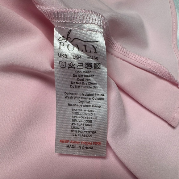 Oh Polly -Cassandra Ruffle- Detail Corset Mini Dress - Size 4. - Picture 15 of 16